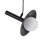 GLOBOSTAR® CELEST 00789 Μοντέρνο Κρεμαστό Φωτιστικό Οροφής με Ντουί 1 x G9 AC 220-240V IP20 - Μαύρο & Λευκό - Μ20 x Π20 x Υ26.5cm - Image 4