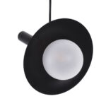 GLOBOSTAR® CELEST 00789 Μοντέρνο Κρεμαστό Φωτιστικό Οροφής με Ντουί 1 x G9 AC 220-240V IP20 - Μαύρο & Λευκό - Μ20 x Π20 x Υ26.5cm - Image 6
