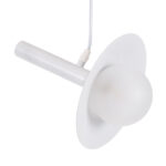 GLOBOSTAR® CELEST 00790 Μοντέρνο Κρεμαστό Φωτιστικό Οροφής με Ντουί 1 x G9 AC 220-240V IP20 - Λευκό - Μ20 x Π20 x Υ26.5cm - Image 4