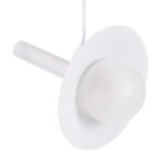 GLOBOSTAR® CELEST 00790 Μοντέρνο Κρεμαστό Φωτιστικό Οροφής με Ντουί 1 x G9 AC 220-240V IP20 - Λευκό - Μ20 x Π20 x Υ26.5cm - Image 5