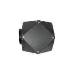GLOBOSTAR® WELLES 00795 Μοντέρνο Φωτιστικό Τοίχου - Απλίκα με Ντουί 2 x E14 AC 220-240V IP20 - Μαύρο - Μ52 x Π21 x Υ17cm - Image 5
