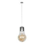 GLOBOSTAR® LAMP 00808 Μοντέρνο Κρεμαστό Φωτιστικό Οροφής με Ντουί 1 x E27 AC 220-240V IP20 - Πολύχρωμο - Μ30 x Π30 x Υ52cm - Image 4