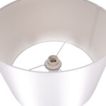 GLOBOSTAR® ASHLEY 00823 Μοντέρνο Επιδαπέδιο Φωτιστικό με Ντουί 1 x E27 AC 220-240V IP20 - Λευκό - Μ35 x Π35 x Υ145cm - Image 5