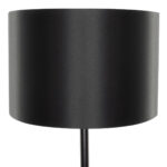 GLOBOSTAR® ASHLEY 00824 Μοντέρνο Επιδαπέδιο Φωτιστικό με Ντουί 1 x E27 AC 220-240V IP20 - Μαύρο & Μπεζ - Μ40 x Π40 x Υ145cm - Image 6