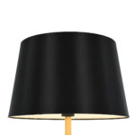GLOBOSTAR® CEDAR 00827 Μοντέρνο Επιδαπέδιο Φωτιστικό με Ντουί 1 x E27 AC 220-240V IP20 - Μαύρο & Μπεζ - Μ40 x Π40 x Υ148cm - Image 4