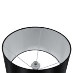 GLOBOSTAR® CEDAR 00827 Μοντέρνο Επιδαπέδιο Φωτιστικό με Ντουί 1 x E27 AC 220-240V IP20 - Μαύρο & Μπεζ - Μ40 x Π40 x Υ148cm - Image 5