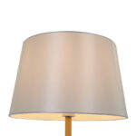 GLOBOSTAR® CEDAR 00828 Μοντέρνο Επιδαπέδιο Φωτιστικό με Ντουί 1 x E27 AC 220-240V IP20 - Λευκό & Μπεζ - Μ40 x Π40 x Υ148cm - Image 4