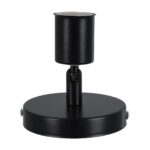 GLOBOSTAR® SARA 00843 Μοντέρνο Φωτιστικό Οροφής με Ντουί 1 x E27 AC 220-240V IP20 - Μαύρο - Μ10 x Π10 x Υ10.3cm - Image 4