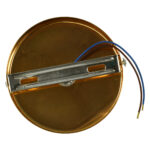 GLOBOSTAR® SARA 00845 Μοντέρνο Φωτιστικό Οροφής με Ντουί 1 x E27 AC 220-240V IP20 - Χρυσό - Μ10 x Π10 x Υ10.3cm - Image 5