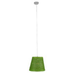 GLOBOSTAR® PLAYROOM 00864 Vintage Κρεμαστό Φωτιστικό Οροφής με Ντουί 1 x E27 AC 220-240V IP20 - Πράσινο - Μ32 x Π32 x Υ27cm - Image 4