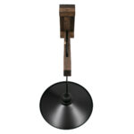 GLOBOSTAR® JONAS 00882 Vintage Φωτιστικό Τοίχου - Απλίκα με Ντουί 1 x E27 AC 220-240V IP20 - Καφέ & Μαύρο - Μ26 x Π50 x Υ50cm - Image 4