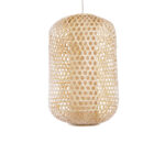 GLOBOSTAR® MAURITIUS 00901 Boho Κρεμαστό Φωτιστικό Οροφής με Ντουί 1 x E27 AC 220-240V IP20 - Μπεζ - Μ40 x Π40 x Υ60cm - Image 2