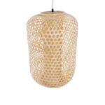 GLOBOSTAR® MAURITIUS 00901 Boho Κρεμαστό Φωτιστικό Οροφής με Ντουί 1 x E27 AC 220-240V IP20 - Μπεζ - Μ40 x Π40 x Υ60cm - Image 6