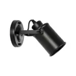 GLOBOSTAR® JAKE 00948 Μοντέρνο Φωτιστικό Τοίχου - Απλίκα με Ντουί 1 x E27 AC 220-240V IP20 - Μαύρο - Μ9 x Π22 x Y22cm - Image 4