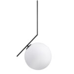 GLOBOSTAR® MONROE 00957 Μοντέρνο Κρεμαστό Φωτιστικό Οροφής με Ντουί 1 x E27 AC 220-240V IP20 - Μαύρο & Λευκό - Μ30 x Π30 x Υ75cm - Image 5