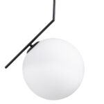 GLOBOSTAR® MONROE 00957 Μοντέρνο Κρεμαστό Φωτιστικό Οροφής με Ντουί 1 x E27 AC 220-240V IP20 - Μαύρο & Λευκό - Μ30 x Π30 x Υ75cm - Image 6