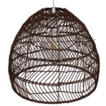 GLOBOSTAR® MALIBU 00970 Boho Κρεμαστό Φωτιστικό Οροφής με Ντουί 1 x E27 AC 220-240V IP20 - Καφέ - Μ40 x Π40 x Υ35cm - Image 5