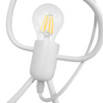 GLOBOSTAR® FIGURE 10000981 Παιδικό Κρεμαστό Φωτιστικό Οροφής με Ντουί 3 x E27 AC 220-240V IP20 - Λευκό - Μ70 x Π10 x Υ105cm - Image 3