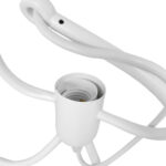 GLOBOSTAR® FIGURE 10000981 Παιδικό Κρεμαστό Φωτιστικό Οροφής με Ντουί 3 x E27 AC 220-240V IP20 - Λευκό - Μ70 x Π10 x Υ105cm - Image 4