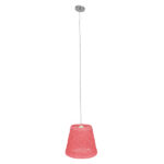 GLOBOSTAR® PLAYROOM 00996 Vintage Κρεμαστό Φωτιστικό Οροφής με Ντουί 1 x E27 AC 220-240V IP20 - Ροζ - Μ32 x Π32 x Υ27cm - Image 2