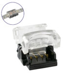 GLOBOSTAR® STRIPCON 70723 Ταχυσύνδεσμος για RGB Ταινία LED 10mm σε 10mm Αδιάβροχο IP65 - Διάφανο - Μ1.5 x Π1.9 x Υ0.8cm - Image 2