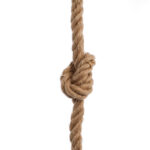 GLOBOSTAR® ROPE 01018 Boho Κρεμαστό Φωτιστικό Οροφής με Ντουί 1 x E27 AC 220-240V IP20 - Μπεζ - Μ3.5 x Π3.5 x Υ200cm - Image 4