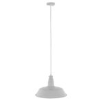 GLOBOSTAR® RAY 01043 Vintage Κρεμαστό Φωτιστικό Οροφής με Ντουί 1 x E27 AC 220-240V IP20 - Λευκό - Μ36 x Π36 x Υ25cm - Image 2