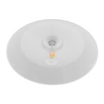 GLOBOSTAR® RAY 01043 Vintage Κρεμαστό Φωτιστικό Οροφής με Ντουί 1 x E27 AC 220-240V IP20 - Λευκό - Μ36 x Π36 x Υ25cm - Image 6