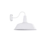 GLOBOSTAR® SORD 01051 Vintage Φωτιστικό Τοίχου - Απλίκα με Ντουί 1 x E27 AC 220-240V IP20 - Λευκό - Μ36 x Π42 x Υ32cm - Image 5
