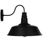GLOBOSTAR® SORD 01053 Vintage Φωτιστικό Τοίχου - Απλίκα με Ντουί 1 x E27 AC 220-240V IP20 - Μαύρο - Μ36 x Π42 x Υ32cm - Image 4