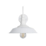 GLOBOSTAR® RAY 01066 Vintage Φωτιστικό Τοίχου - Απλίκα με Ντουί 1 x E27 AC 220-240V IP20 - Λευκό - Μ26 x Π37 x Υ32cm - Image 4
