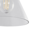 GLOBOSTAR® BINGLEY 01074 Vintage Φωτιστικό Τοίχου - Απλίκα με Ντουί 1 x E27 AC 220-240V IP20 - Διάφανο & Χρυσό - Μ18 x Π28 x Υ25cm - Image 6