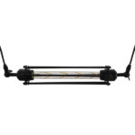 GLOBOSTAR® TUBING 01085 Vintage Κρεμαστό Φωτιστικό Οροφής με Ντουί 1 x E27 AC 220-240V IP20 - Μαύρο - Μ43 x Π11 x Υ11cm - Image 5
