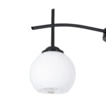 GLOBOSTAR® LUNA 01087 Μοντέρνο Φωτιστικό Οροφής με Ντουί 3 x E27 AC 220-240V IP20 - Λευκό & Μαύρο - Μ45 x Π45 x Υ40cm - Image 6
