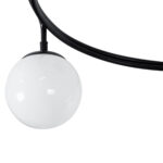 GLOBOSTAR® SELINA 01089 Μοντέρνο Φωτιστικό Οροφής με Ντουί 3 x E27 AC 220-240V IP20 - Μαύρο & Λευκό - Μ60 x Π60 x Υ45cm - Image 5