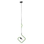 GLOBOSTAR® LIBBY 01096-1 Παιδικό Κρεμαστό Φωτιστικό Οροφής με Ντουί 1 x E27 AC 220-240V IP20 - Πράσινο & Μαύρο - Μ31 x Π31 x Υ16cm - Image 4