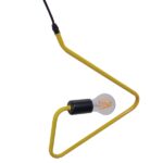 GLOBOSTAR® LIBBY 01097-1 Παιδικό Κρεμαστό Φωτιστικό Οροφής με Ντουί 1 x E27 AC 220-240V IP20 - Κίτρινο - Μ31 x Π31 x Υ16cm - Image 6