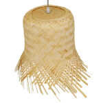 GLOBOSTAR® HAWAII 01103 Boho Κρεμαστό Φωτιστικό Οροφής με Ντουί 1 x E27 AC 220-240V IP20 - Μπεζ - Μ40 x Π40 x Y43cm - Image 3