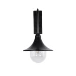 GLOBOSTAR® ANNIEL 01123 Vintage Φωτιστικό Τοίχου - Απλίκα με Ντουί 1 x E27 AC 220-240V IP20 - Μαύρο - Μ27 x Π40 x Υ56cm - Image 4