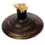 GLOBOSTAR® VINSA 01136 Boho Φωτιστικό Τοίχου - Απλίκα με Ντουί 1 x E27 AC 220-240V IP20 - Χάλκινο & Μπεζ - Μ50 x Π27 x Υ25cm - Image 5