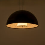 GLOBOSTAR® SERENIA 01151 Μοντέρνο Κρεμαστό Φωτιστικό Οροφής με Ντουί 1 x E27 AC 220-240V IP20 - Μαύρο & Λευκό - Μ40 x Π40 x Υ20cm - Image 3