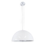 GLOBOSTAR® SERENIA 01152 Μοντέρνο Κρεμαστό Φωτιστικό Οροφής με Ντουί 1 x E27 AC 220-240V IP20 - Λευκό - Μ40 x Π40 x Υ20cm - Image 4