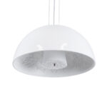 GLOBOSTAR® SERENIA 01152 Μοντέρνο Κρεμαστό Φωτιστικό Οροφής με Ντουί 1 x E27 AC 220-240V IP20 - Λευκό - Μ40 x Π40 x Υ20cm - Image 6