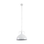 GLOBOSTAR® LARKIN 01174 Vintage Κρεμαστό Φωτιστικό Οροφής με Ντουί 1 x E27 AC 220-240V IP20 - Λευκό - Μ30 x Π30 x Y28cm - Image 3