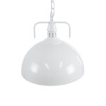 GLOBOSTAR® LARKIN 01174 Vintage Κρεμαστό Φωτιστικό Οροφής με Ντουί 1 x E27 AC 220-240V IP20 - Λευκό - Μ30 x Π30 x Y28cm - Image 6