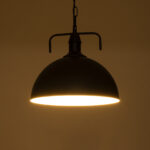 GLOBOSTAR® LARKIN 01175 Vintage Κρεμαστό Φωτιστικό Οροφής με Ντουί 1 x E27 AC 220-240V IP20 - Μαύρο - Μ30 x Π30 x Y28cm - Image 3