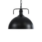 GLOBOSTAR® LARKIN 01175 Vintage Κρεμαστό Φωτιστικό Οροφής με Ντουί 1 x E27 AC 220-240V IP20 - Μαύρο - Μ30 x Π30 x Y28cm - Image 5