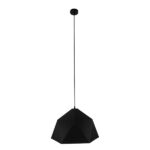 GLOBOSTAR® HEXAGON 01195 Μοντέρνο Κρεμαστό Φωτιστικό Οροφής με Ντουί 1 x E27 AC 220-240V IP20 - Μαύρο & Χρυσό - Μ46 x Π46 x Υ25cm - Image 2