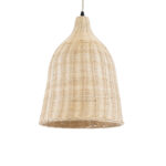 GLOBOSTAR® BAHAMAS 01202 Boho Κρεμαστό Φωτιστικό Οροφής με Ντουί 1 x E27 AC 220-240V IP20 - Μπεζ - Μ30 x Π30 x Υ40cm - Image 2