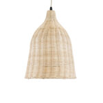 GLOBOSTAR® BAHAMAS 01202 Boho Κρεμαστό Φωτιστικό Οροφής με Ντουί 1 x E27 AC 220-240V IP20 - Μπεζ - Μ30 x Π30 x Υ40cm - Image 5